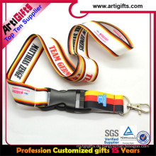 Benutzerdefinierte gedruckt Neck Top Design Sublimation Lanyards zum Verkauf